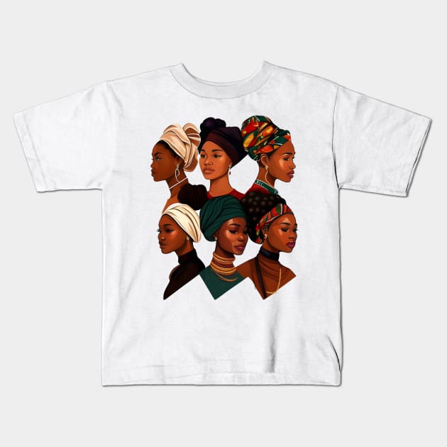 Black History Month T-Shirt Kids T-Shirt by Matthew Ronald Lajoie